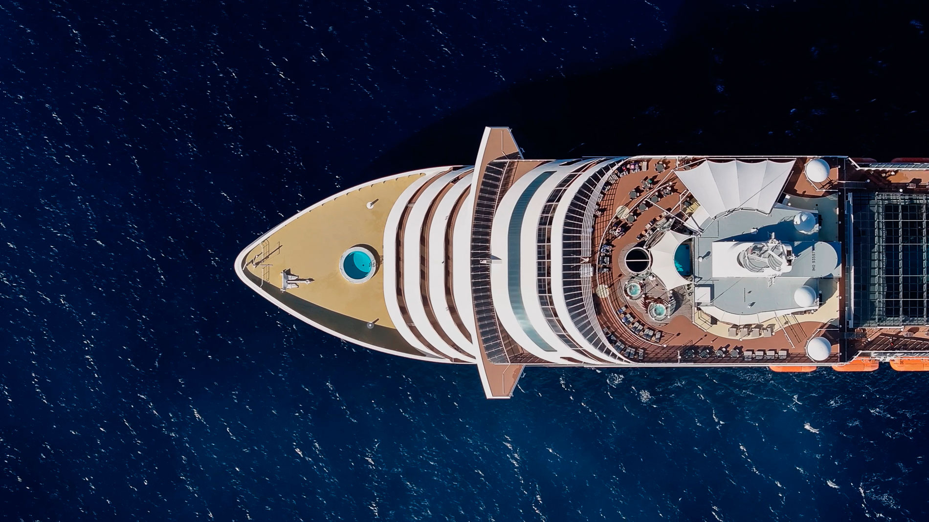 MSC cruise ships at sea